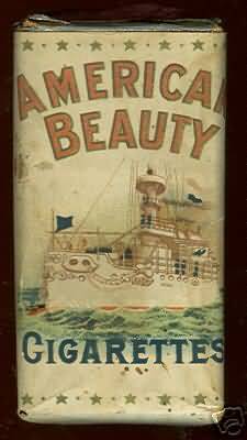 1910 American Beauty Cigarettes Pack
